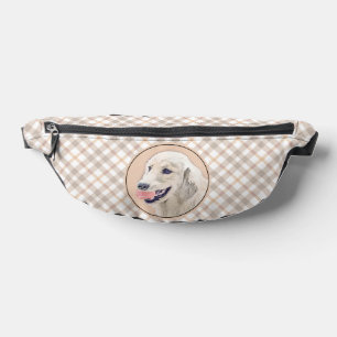 Golden Retriever Malerei Niedlich Original Hunde K Bauchtasche