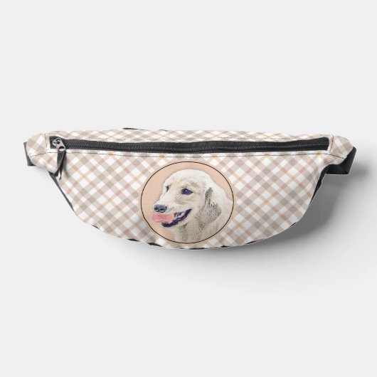 Golden Retriever Malerei Niedlich Original Hunde K Bauchtasche (Ablage )
