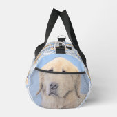 Golden Retriever Malerei Niedlich Original Hunde K Duffle Bag (Rechts)