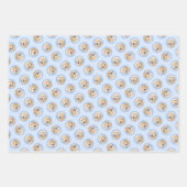 Golden Retriever Malerei Niedlich Original Hunde K Geschenkpapier Set (Vorderseite)