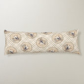 Golden Retriever Malerei Niedlich Original Hunde K Seitenschläferkissen (Rückseite)