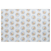 Golden Retriever Malerei Niedlich Original Hunde K Stoff (Fat Quarter (45,7 x 55,9 cm))