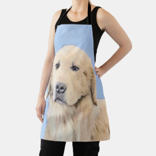 Golden Retriever-Malerei - Süße originelle Hundeku Schürze