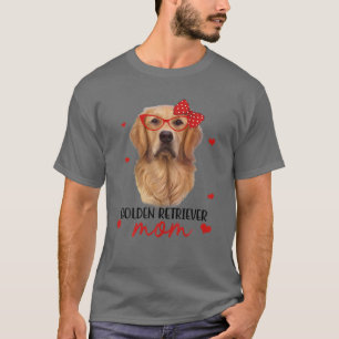 Golden Retriever Mama Dog Bandana Dog Lover Gesche T-Shirt