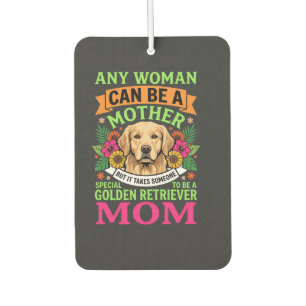 Golden-Retriever-Mama Florale Hundeliebhaberin Autolufterfrischer