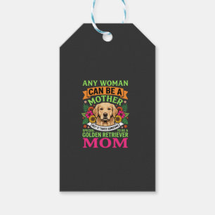 Golden-Retriever-Mama Floraler Hundeliebhaber Geschenkanhänger