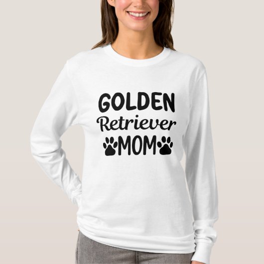 Golden Retriever Mama Funny quotes T-Shirt (Vorderseite)
