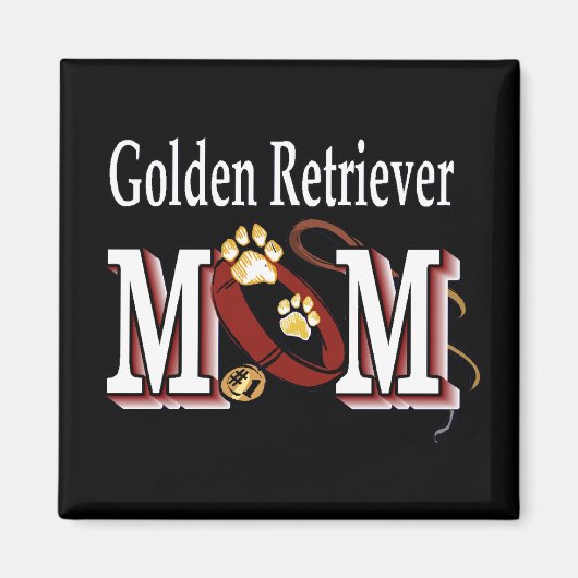 Golden Retriever Mama Geschenke Magnet (Vorne)