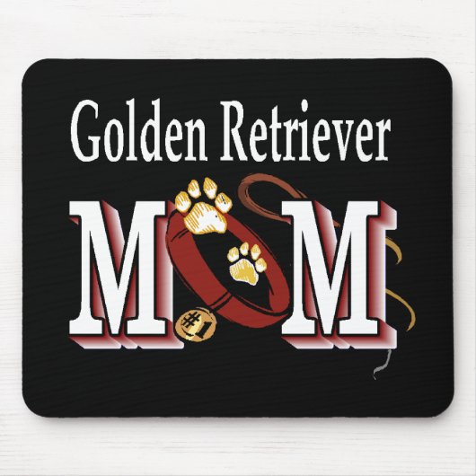 Golden Retriever Mama Geschenke Mousepad (Vorne)