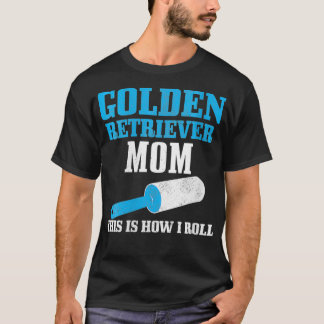 Golden Retriever Mama Hund Hair Funny Golden T-Shirt