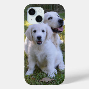 Golden Retriever Mama Hund und Welpe Case-Mate iPhone Hülle