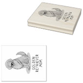 Golden Retriever Mama - Hunde Mama Gummistempel (Stempel)