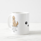 Golden Retriever Mama - Hunde Mama Kaffeetasse (Vorderseite Links)