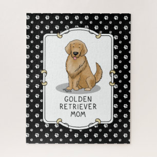Golden Retriever Mama - Hunde Mama Puzzle
