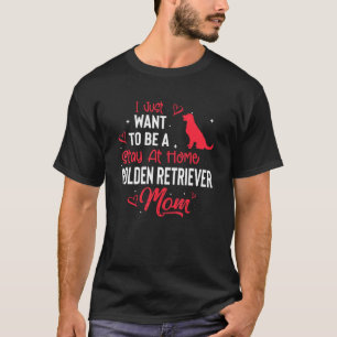Golden Retriever Mama Hundebesitzer T-Shirt