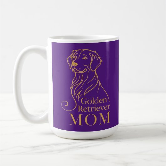 Golden Retriever Mama Kaffeetasse (Links)