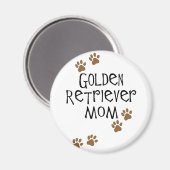 Golden Retriever Mama Magnet (Vorderseite/Rückseite)