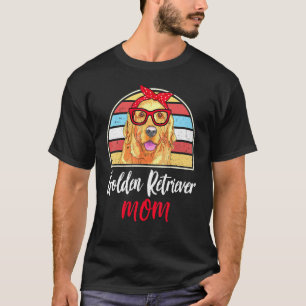 Golden Retriever Mama Niedlich Hund Vintag T-Shirt