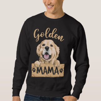 Golden Retriever Mama Niedlich Hunde Mama Sweatshirt