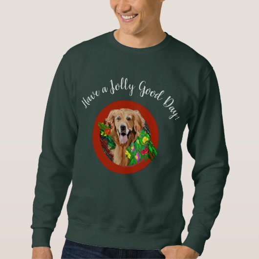 Golden Retriever Mama Niedlich Hunde Rasse Sweatshirt (Vorderseite)