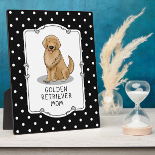 Golden Retriever Mama - Niedliche Hunde Mama Fotoplatte