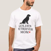 Golden Retriever Mama Proud Dog Parent T-Shirt (Vorderseite)