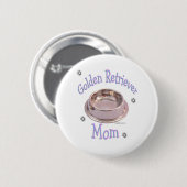Golden Retriever Mama - Schaltfläche Button (Vorne & Hinten)