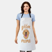 Golden Retriever Mama Schürze (Getragen)