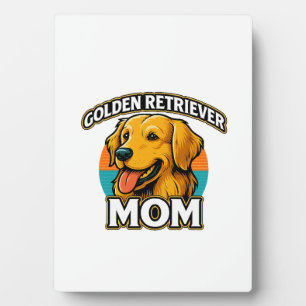 Golden Retriever Mama � Süßes Hundeliebhaber-Desig Fotoplatte