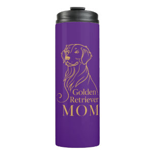 Golden Retriever Mama Thermosbecher