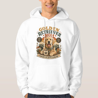 Golden Retriever Mama Vintage Kaffee & Hundeliebha Hoodie