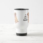 Golden Retriever Mein bester Freund Individuelle N Reisebecher (Mittel)