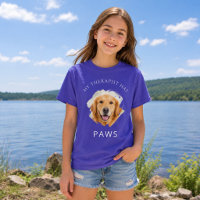 Golden Retriever Mein Therapeut hat Pfoten Foto Mä