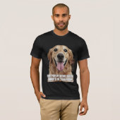 Golden Retriever Meme T - Shirt - Hunde-tastischer (Vorne ganz)