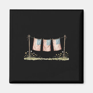 Golden Retriever merica Shirt Patriotischer Welpe Magnet
