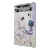 Golden retriever mini klemmbrett (Gewinkelt2)