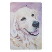 Golden retriever mini klemmbrett (Rückseite)