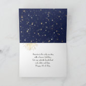 Golden Retriever mit amerikanischer Flagge Karte (Innenseite)