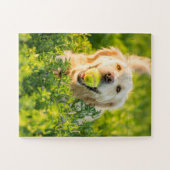 Golden Retriever mit Ball Puzzle (Horizontal)