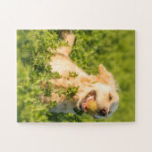 Golden Retriever mit Ball Puzzle (Horizontal)