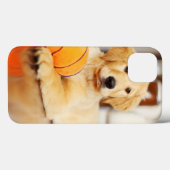 Golden Retriever mit Basketballspielzeug Case-Mate iPhone Hülle (Rückseite (Horizontal))