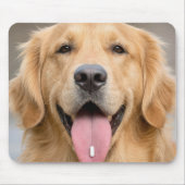Golden Retriever mit einer Pille Mousepad (Vorne)
