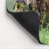 Golden retriever mit Ente Mousepad (Ecke)