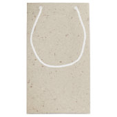 Golden Retriever mit Lipstick Kisses Kleine Geschenktüte (Rückseite)