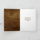 Golden Retriever mit lustiger Maske aus Leder Karte (Innenseite)