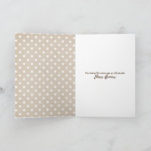 Golden Retriever mit lustiger Maske Geburtstag Karte (Innenseite)