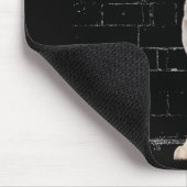 Golden Retriever mit lustiger Maske Maus Pad Mousepad (Ecke)