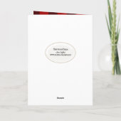 Golden Retriever mit Maske kariert Karte (Rückseite)