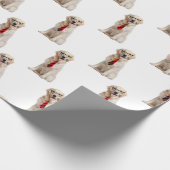 Golden Retriever mit Necktie Geschenkpapier (Ecke)
