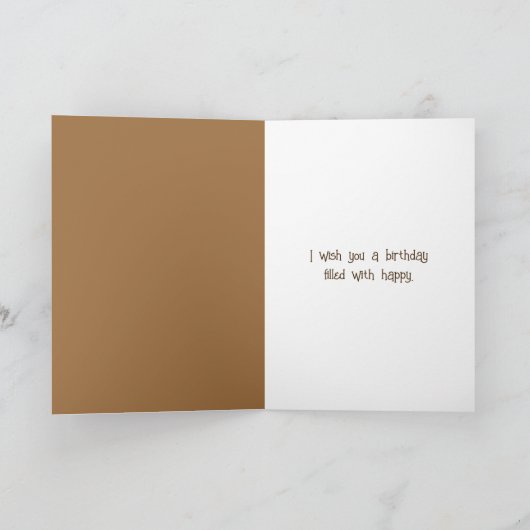 Golden Retriever mit Pawprint Cookies Karte (Innenseite)